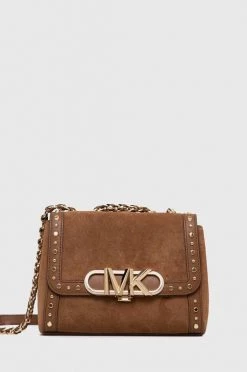 Γυναικεία Τσάντες χιαστί Τσάντα σουέτ MICHAEL Michael Kors καφέ