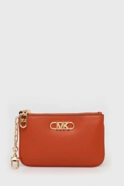 Γυναικεία Πορτοφόλια Δερμάτινο πορτοφόλι MICHAEL Michael Kors χρώμα: πορτοκαλί