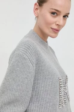 Γυναικεία Χωρίς φερμουάρ Μάλλινο πουλόβερ MICHAEL Michael Kors χρώμα: γκρι, -Michael Kors Κατάστημα unnamed file 1214