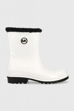 Γυναικεία Γαλότσες Ουέλλινγκτον MICHAEL Michael Kors Montaigne άσπρο