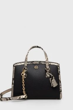 Γυναικεία Τσάντες χιαστί Δερμάτινη τσάντα MICHAEL Michael Kors μαύρο