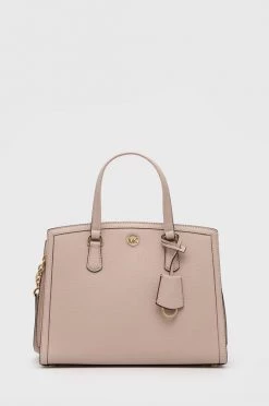 Γυναικεία Τσάντες Shopper και Tote Δερμάτινη τσάντα MICHAEL Michael Kors ροζ