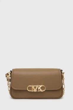 Γυναικεία Τσάντες χιαστί Δερμάτινη τσάντα MICHAEL Michael Kors καφέ