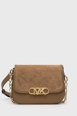 Γυναικεία Τσάντες χιαστί Δερμάτινη τσάντα MICHAEL Michael Kors καφέ