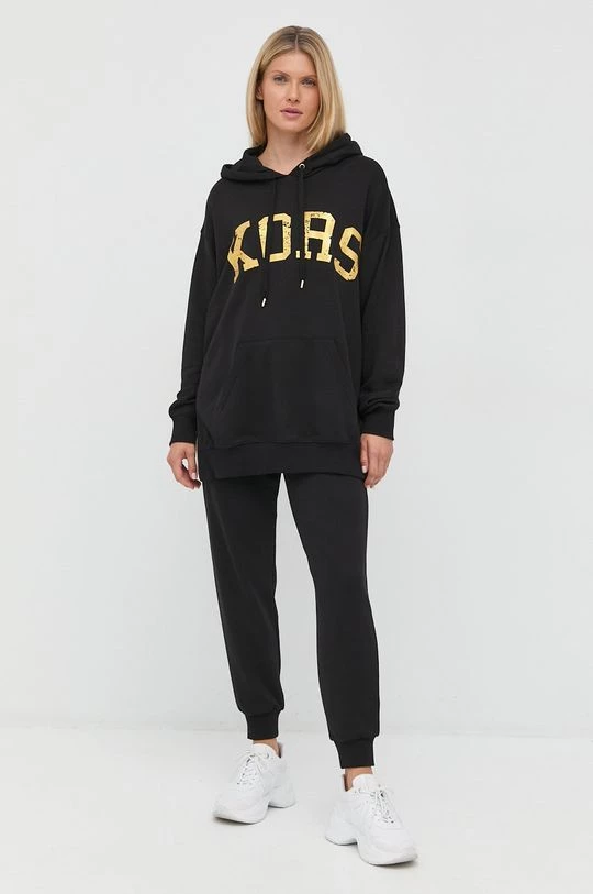 Γυναικεία Παντελόνια φόρμας Βαμβακερό παντελόνι MICHAEL Michael Kors μαύρο 4 Γυναικεία Παντελόνια φόρμας Βαμβακερό παντελόνι MICHAEL Michael Kors μαύρο - Image 2