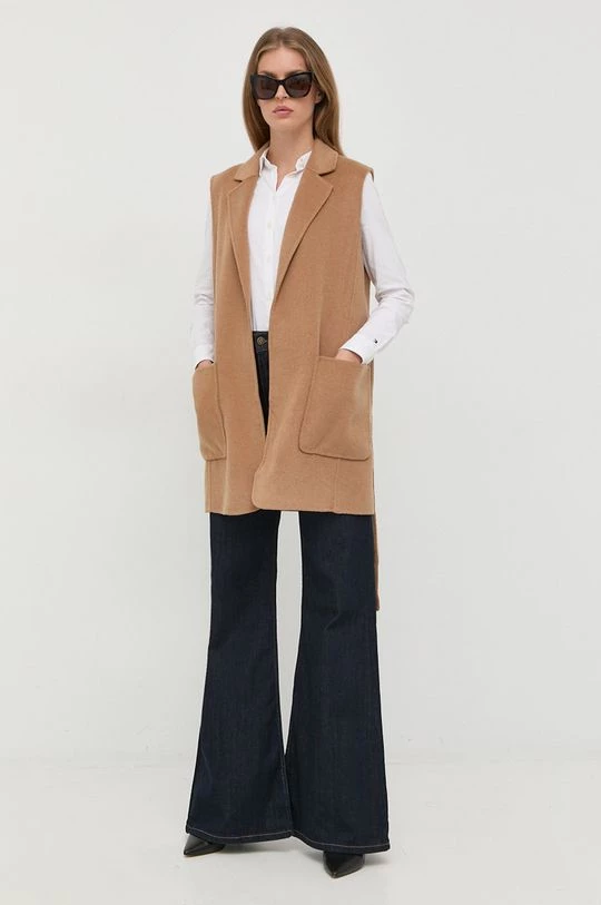 Γυναικεία Γιλέκα Μάλλινο γιλέκο MICHAEL Michael Kors καφέ 4 Γυναικεία Γιλέκα Μάλλινο γιλέκο MICHAEL Michael Kors καφέ - Image 2