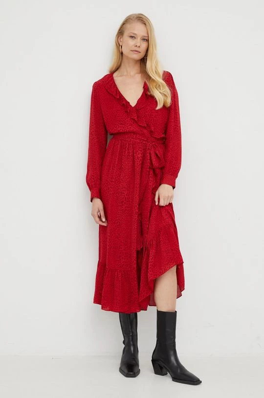 Γυναικεία Φορέματα Μεταξωτό φόρεμα MICHAEL Michael Kors κόκκινο, 3 Γυναικεία Φορέματα Μεταξωτό φόρεμα MICHAEL Michael Kors κόκκινο,