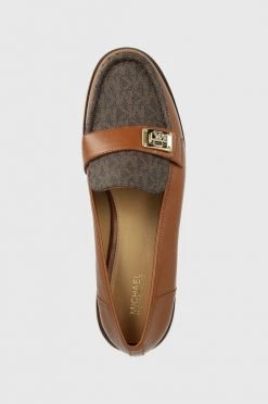 Γυναικεία Μοκασίνια Δερμάτινα μοκασίνια MICHAEL Michael Kors Padma καφέ -Michael Kors Κατάστημα unnamed file 1806