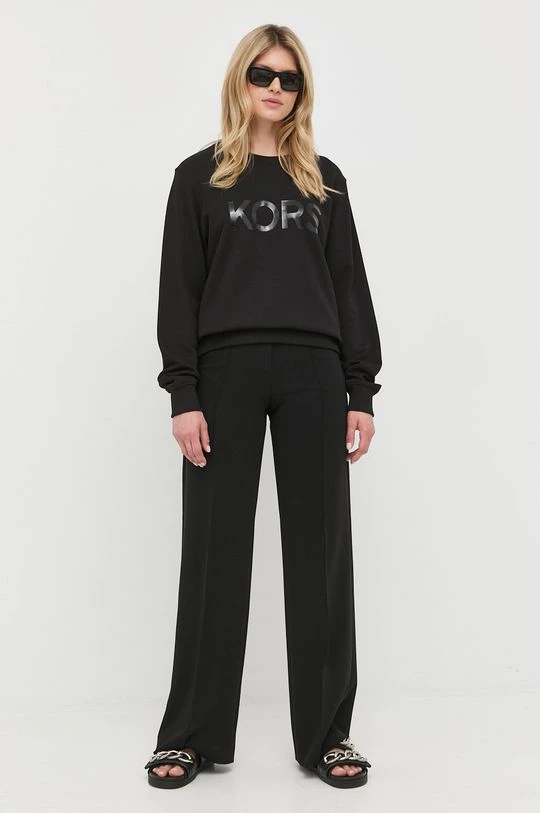 Γυναικεία Χωρίς φερμουάρ Βαμβακερή μπλούζα MICHAEL Michael Kors χρώμα: μαύρο, 4 Γυναικεία Χωρίς φερμουάρ Βαμβακερή μπλούζα MICHAEL Michael Kors χρώμα: μαύρο, - Image 2