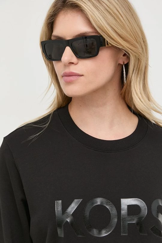 Γυναικεία Χωρίς φερμουάρ Βαμβακερή μπλούζα MICHAEL Michael Kors χρώμα: μαύρο, 7 Γυναικεία Χωρίς φερμουάρ Βαμβακερή μπλούζα MICHAEL Michael Kors χρώμα: μαύρο, - Image 5