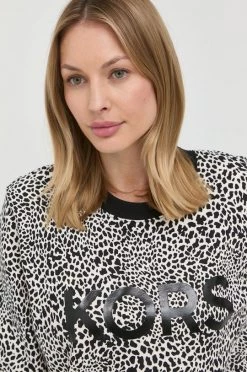 Γυναικεία Χωρίς φερμουάρ Βαμβακερή μπλούζα MICHAEL Michael Kors χρώμα: μαύρο, -Michael Kors Κατάστημα unnamed file 1911