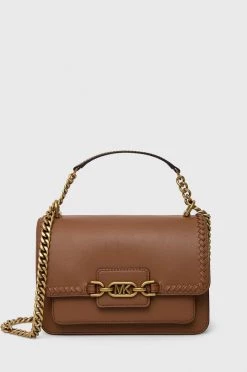 Γυναικεία Τσάντες χιαστί Δερμάτινη τσάντα MICHAEL Michael Kors καφέ