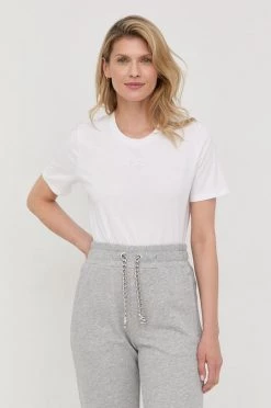 Γυναικεία Κοντομάνικο Βαμβακερό μπλουζάκι MICHAEL Michael Kors άσπρο