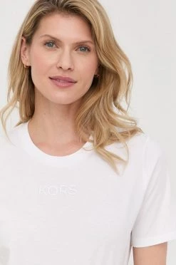 Γυναικεία Κοντομάνικο Βαμβακερό μπλουζάκι MICHAEL Michael Kors άσπρο -Michael Kors Κατάστημα unnamed file 1999