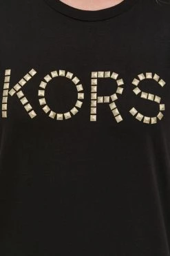 Γυναικεία Κοντομάνικο Βαμβακερό μπλουζάκι MICHAEL Michael Kors μαύρο -Michael Kors Κατάστημα unnamed file 2005
