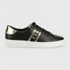 Γυναικεία Sneakers Δερμάτινα αθλητικά παπούτσια MICHAEL Michael Kors Irving μαύρο