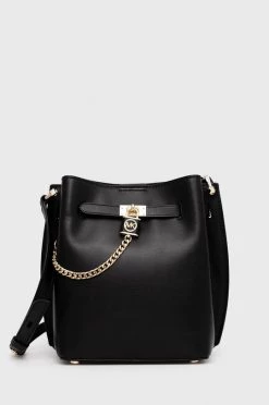 Γυναικεία Τσάντες χιαστί Δερμάτινη τσάντα MICHAEL Michael Kors μαύρο