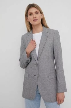 Γυναικεία Σακάκια Λινό πανωφόρι MICHAEL Michael Kors γκρι,