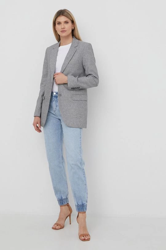 Γυναικεία Σακάκια Λινό πανωφόρι MICHAEL Michael Kors γκρι, 4 Γυναικεία Σακάκια Λινό πανωφόρι MICHAEL Michael Kors γκρι, - Image 2