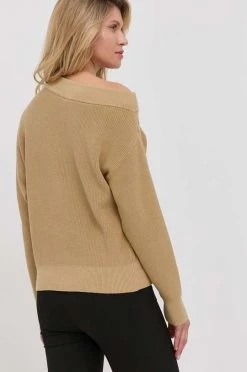 Γυναικεία Χωρίς φερμουάρ Βαμβακερό πουλόβερ MICHAEL Michael Kors χρώμα: μπεζ, -Michael Kors Κατάστημα unnamed file 2300