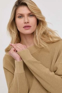 Γυναικεία Χωρίς φερμουάρ Βαμβακερό πουλόβερ MICHAEL Michael Kors χρώμα: μπεζ, -Michael Kors Κατάστημα unnamed file 2301