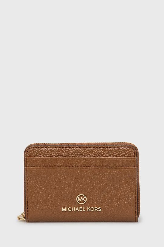Γυναικεία Πορτοφόλια Δερμάτινο πορτοφόλι MICHAEL Michael Kors χρώμα: καφέ 3 Γυναικεία Πορτοφόλια Δερμάτινο πορτοφόλι MICHAEL Michael Kors χρώμα: καφέ