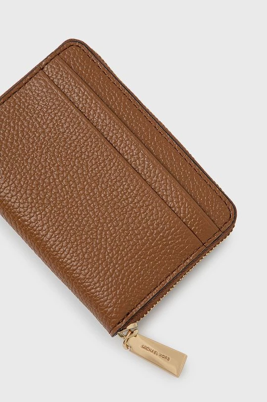Γυναικεία Πορτοφόλια Δερμάτινο πορτοφόλι MICHAEL Michael Kors χρώμα: καφέ 5 Γυναικεία Πορτοφόλια Δερμάτινο πορτοφόλι MICHAEL Michael Kors χρώμα: καφέ - Image 3