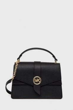 Γυναικεία Τσάντες χιαστί Δερμάτινη τσάντα MICHAEL Michael Kors μαύρο
