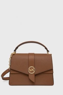 Γυναικεία Τσάντες χιαστί Δερμάτινη τσάντα MICHAEL Michael Kors καφέ