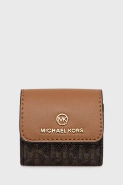 Γυναικεία Θήκες για γυναίκες Κάλυμμα για Airpods MICHAEL Michael Kors καφέ