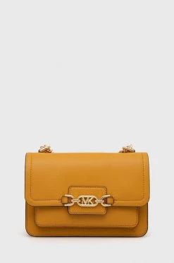 Γυναικεία Τσάντες χιαστί Δερμάτινη τσάντα MICHAEL Michael Kors πορτοκαλί