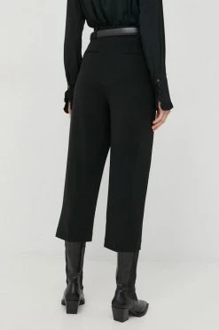 Γυναικεία Υφασμάτινα Παντελόνι MICHAEL Michael Kors μαύρο, -Michael Kors Κατάστημα unnamed file 2532