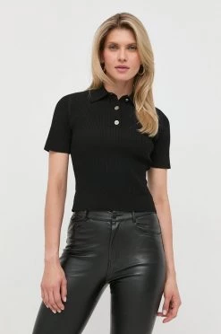 Γυναικεία Κοντομάνικο Πόλο MICHAEL Michael Kors μαύρο