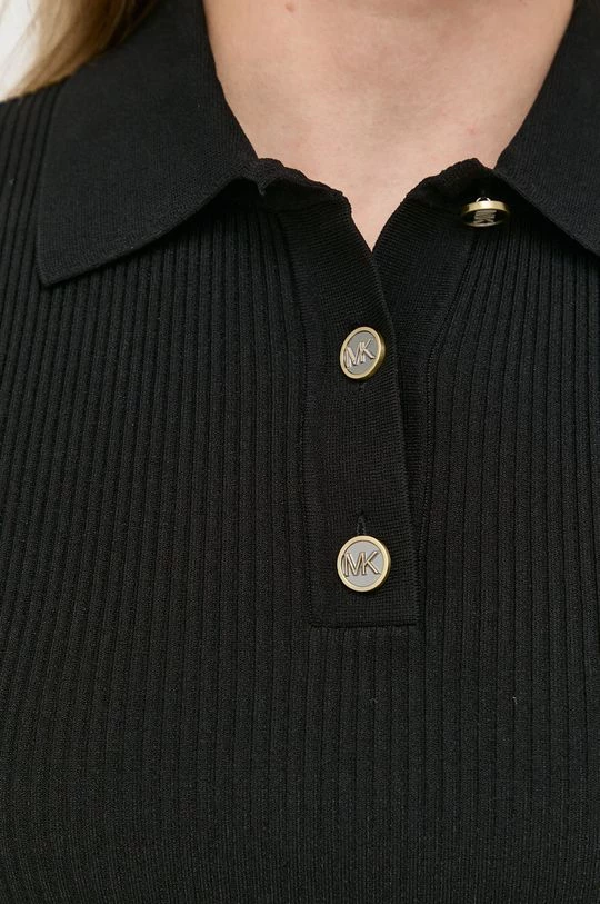 Γυναικεία Κοντομάνικο Πόλο MICHAEL Michael Kors μαύρο 7 Γυναικεία Κοντομάνικο Πόλο MICHAEL Michael Kors μαύρο - Image 5