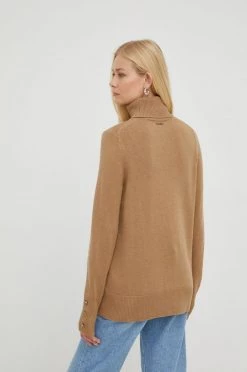 Γυναικεία Χωρίς φερμουάρ Πουλόβερ με μείγμα κασμίρ MICHAEL Michael Kors χρώμα: καφέ, -Michael Kors Κατάστημα unnamed file 2639