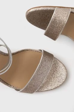 Γυναικεία Πέδιλα με τακούνι Σανδάλια MICHAEL Michael Kors Astrid ασημί -Michael Kors Κατάστημα unnamed file 2678