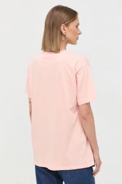 Γυναικεία Κοντομάνικο Βαμβακερό μπλουζάκι MICHAEL Michael Kors πορτοκαλί -Michael Kors Κατάστημα unnamed file 2719