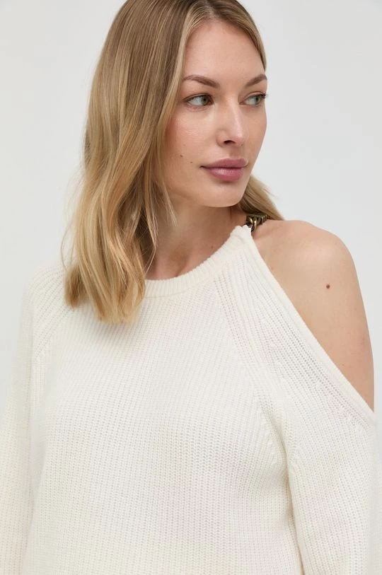 Γυναικεία Χωρίς φερμουάρ Πουλόβερ με μείγμα κασμίρ MICHAEL Michael Kors χρώμα: μπεζ, 6 Γυναικεία Χωρίς φερμουάρ Πουλόβερ με μείγμα κασμίρ MICHAEL Michael Kors χρώμα: μπεζ, - Image 4