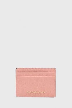 Γυναικεία Πορτοφόλια Δερμάτινη θήκη για κάρτες MICHAEL Michael Kors ροζ