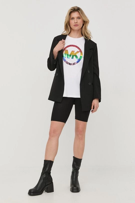 Γυναικεία Κοντομάνικο Βαμβακερό μπλουζάκι MICHAEL Michael Kors άσπρο 3 Γυναικεία Κοντομάνικο Βαμβακερό μπλουζάκι MICHAEL Michael Kors άσπρο