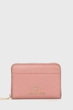 Γυναικεία Πορτοφόλια Δερμάτινο πορτοφόλι MICHAEL Michael Kors χρώμα: ροζ