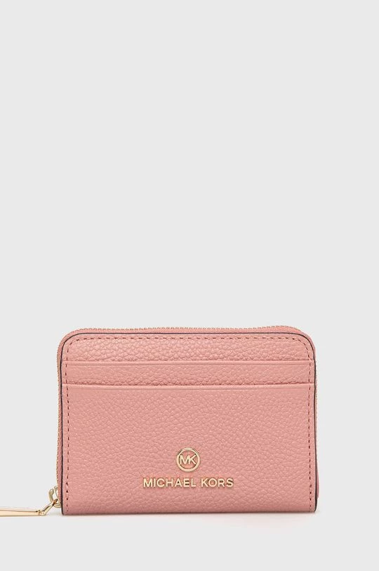 Γυναικεία Πορτοφόλια Δερμάτινο πορτοφόλι MICHAEL Michael Kors χρώμα: ροζ 3 Γυναικεία Πορτοφόλια Δερμάτινο πορτοφόλι MICHAEL Michael Kors χρώμα: ροζ