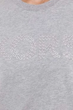 Γυναικεία Κοντομάνικο Βαμβακερό μπλουζάκι MICHAEL Michael Kors γκρι -Michael Kors Κατάστημα unnamed file 2851