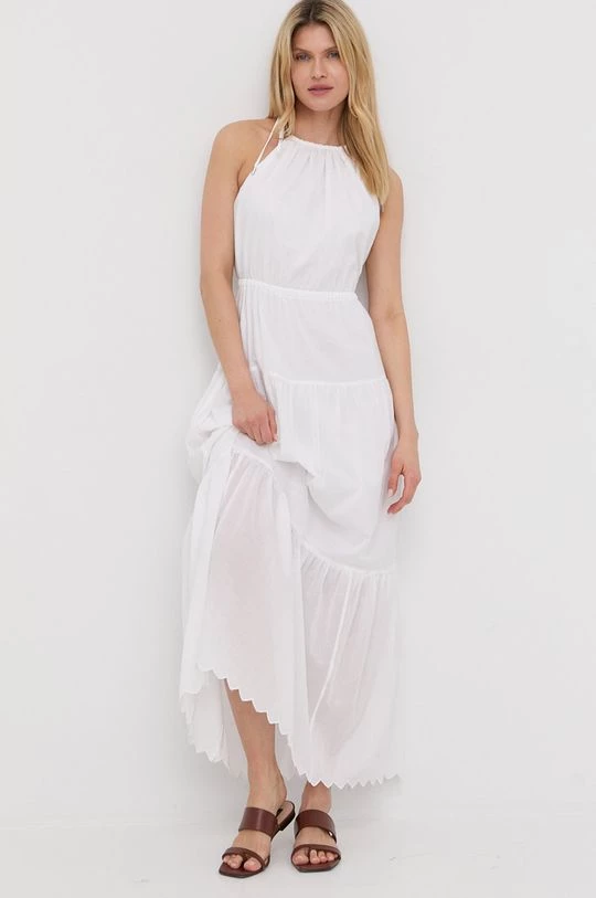 Γυναικεία Φορέματα Βαμβακερό φόρεμα MICHAEL Michael Kors άσπρο, 3 Γυναικεία Φορέματα Βαμβακερό φόρεμα MICHAEL Michael Kors άσπρο,