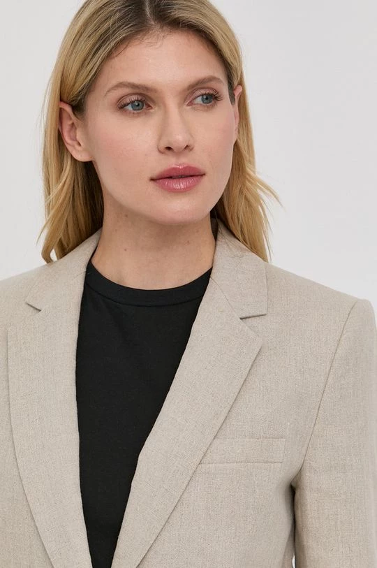 Γυναικεία Σακάκια Λινό πανωφόρι MICHAEL Michael Kors μπεζ, 6 Γυναικεία Σακάκια Λινό πανωφόρι MICHAEL Michael Kors μπεζ, - Image 4