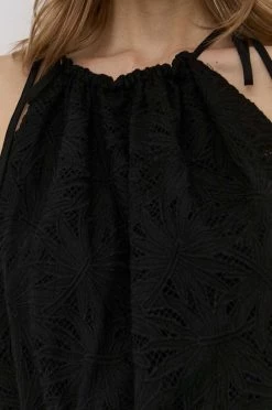 Γυναικεία Φορέματα Βαμβακερό φόρεμα MICHAEL Michael Kors μαύρο, -Michael Kors Κατάστημα unnamed file 3007