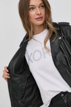 Γυναικεία Κοντά μπουφάν Δερμάτινη ραμονέσκα MICHAEL Michael Kors χρώμα: μαύρο, 13 Γυναικεία Κοντά μπουφάν Δερμάτινη ραμονέσκα MICHAEL Michael Kors χρώμα: μαύρο, -Michael Kors Κατάστημα unnamed file 3029