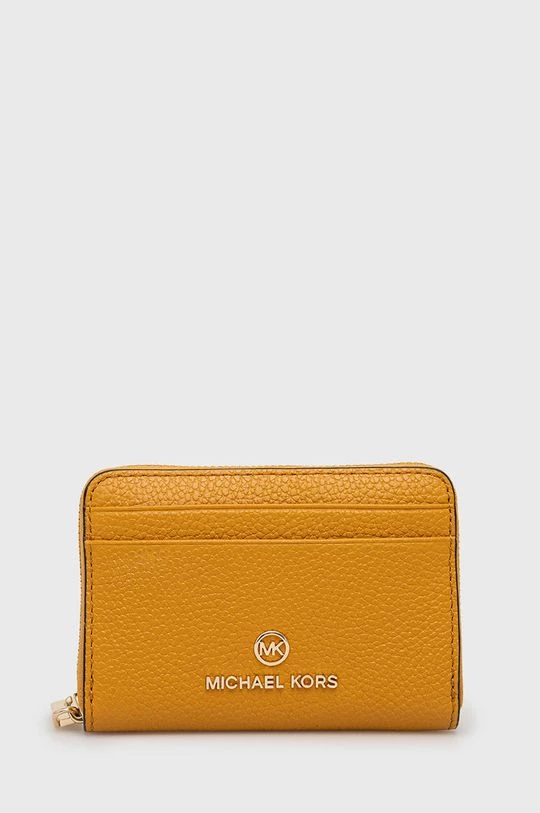 Γυναικεία Πορτοφόλια Δερμάτινο πορτοφόλι MICHAEL Michael Kors χρώμα: κίτρινο 3 Γυναικεία Πορτοφόλια Δερμάτινο πορτοφόλι MICHAEL Michael Kors χρώμα: κίτρινο
