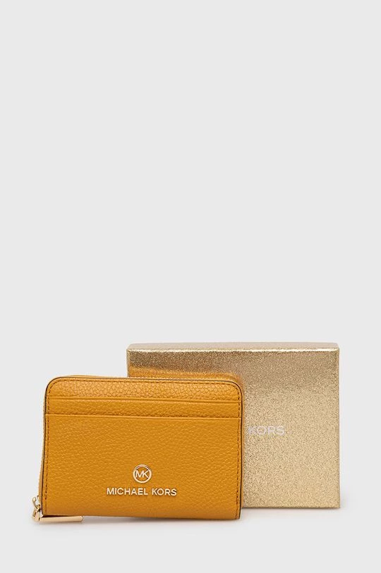 Γυναικεία Πορτοφόλια Δερμάτινο πορτοφόλι MICHAEL Michael Kors χρώμα: κίτρινο 6 Γυναικεία Πορτοφόλια Δερμάτινο πορτοφόλι MICHAEL Michael Kors χρώμα: κίτρινο - Image 4