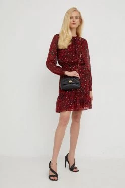 Γυναικεία Φορέματα Φόρεμα από συνδιασμό μεταξιού MICHAEL Michael Kors κόκκινο, -Michael Kors Κατάστημα unnamed file 3210